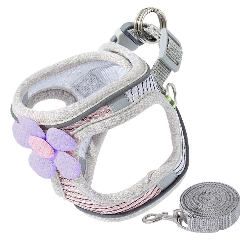 No-Choke Step-In Cat Mesh Harness Vest – Adjustable Breathable Anti-Escape Walking Solution