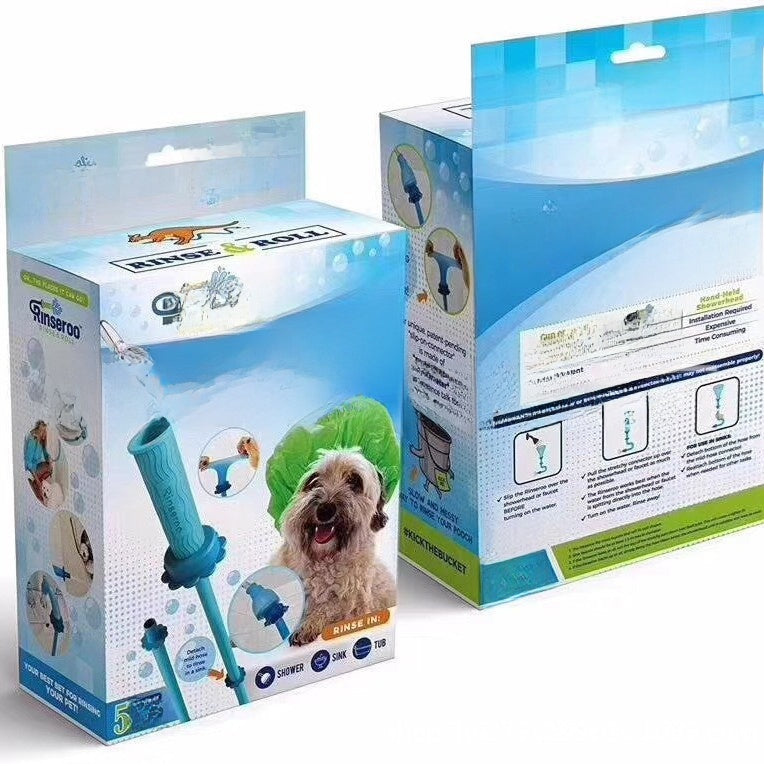 Leak-Proof Universal Silicone Pet Shower Hose – Lightweight High-Flexibility Rinsing Attachment