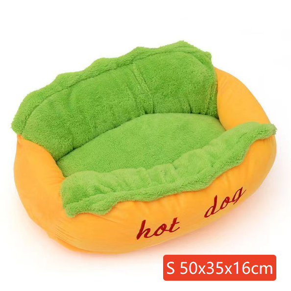 Washable Removable Pet Bed – Winter Warm PP Cotton Insulating Nest