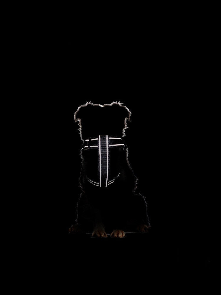 No-Choke Step-In Dog Harness Vest – Secure Escape-Proof Reflective Night Walking Set