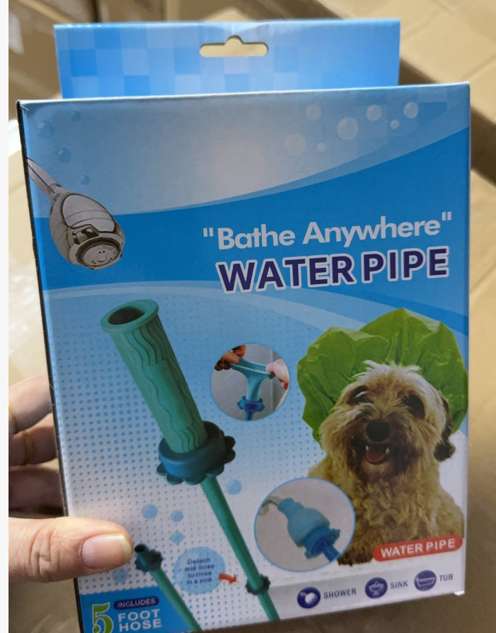 Leak-Proof Universal Silicone Pet Shower Hose – Lightweight High-Flexibility Rinsing Attachment