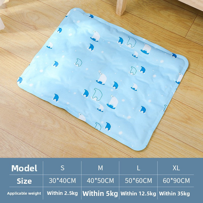 Ice Gel Pet Cooling Mat – Waterproof Non-Slip Summer Heat Dissipation Pad