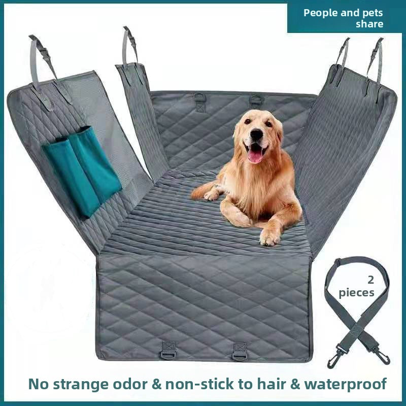 Waterproof Mesh Window Pet Car Seat Mat – Heavy-Duty Anti-Slip Travel Hammock Protector