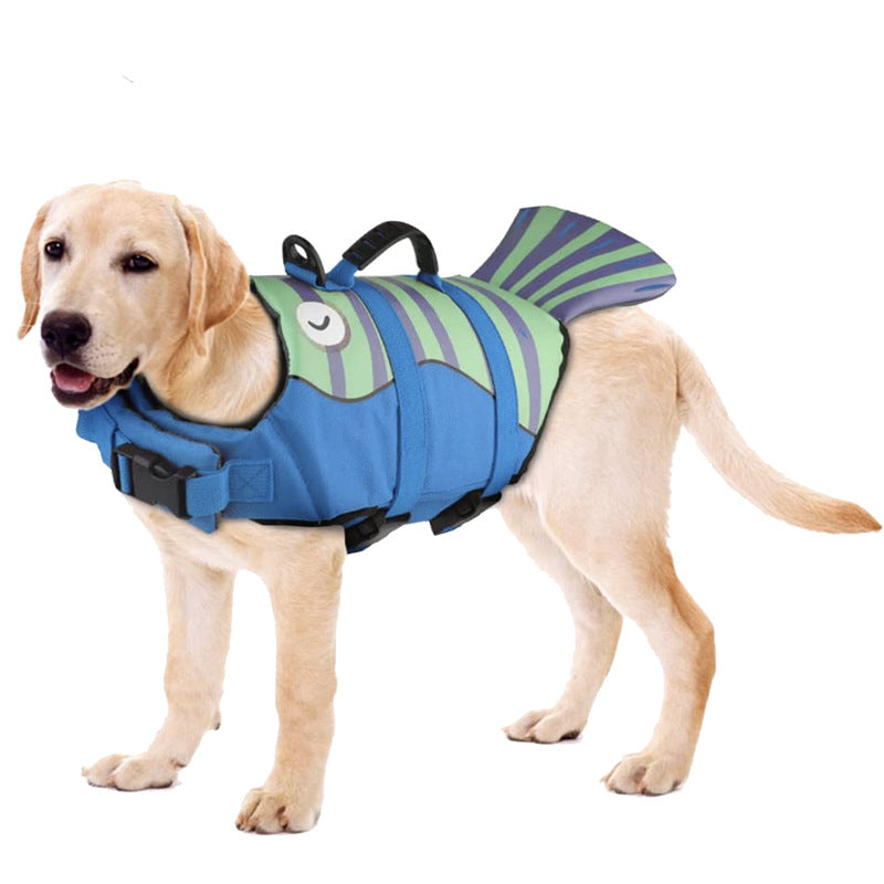 High-Buoyancy Creative Dog Swimming Safety Vest – Lightweight Floating Rescue Water Coat