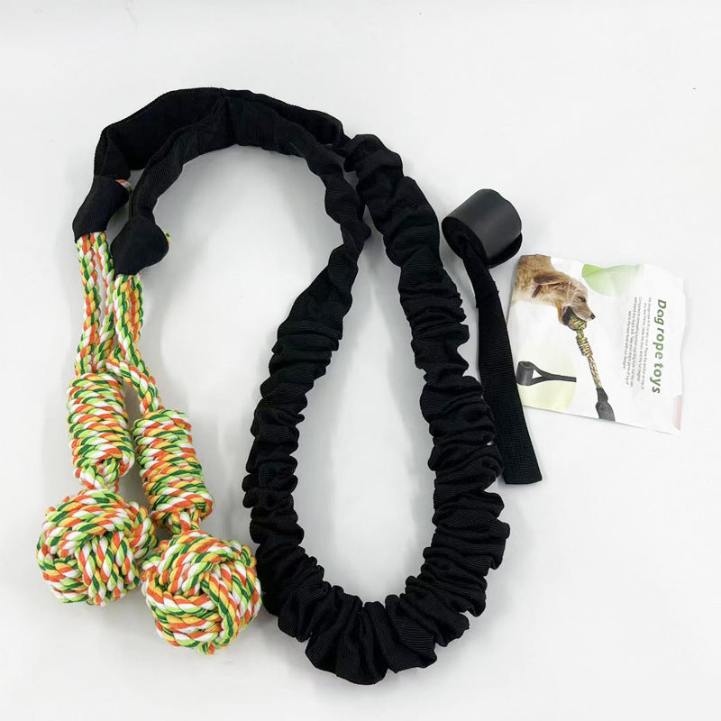 Interactive Outdoor and Indoor Dog Tug Rope – Durable Dental Health Cotton Chew Ball