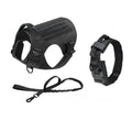 Heavy-Duty Tactical Dog Vest Set – Rugged Training Harness With Leash And Collar