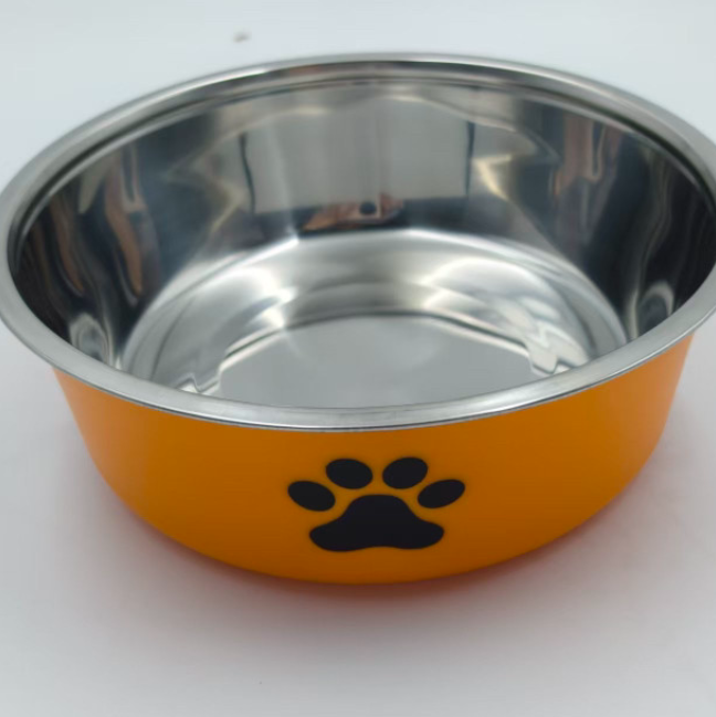 Dual-Layer Stainless Steel Pet Bowl – Removable No-Slip Food And Water Diner
