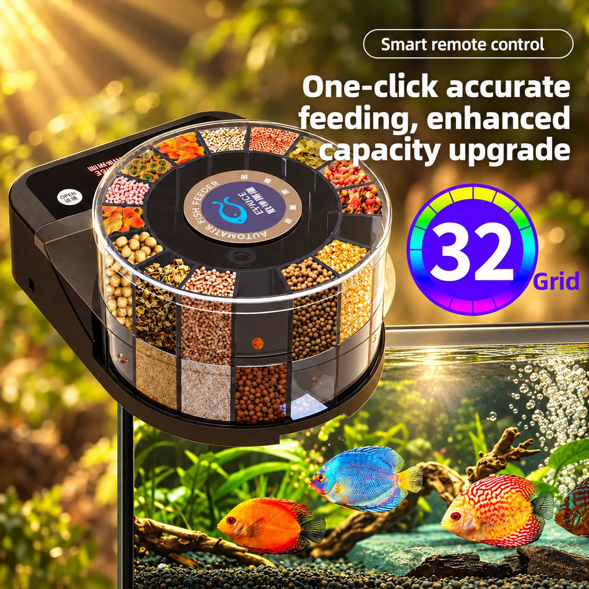 Smart Vacation Automatic Fish Feeder – Vacation Care Timer For Aquarium Tanks